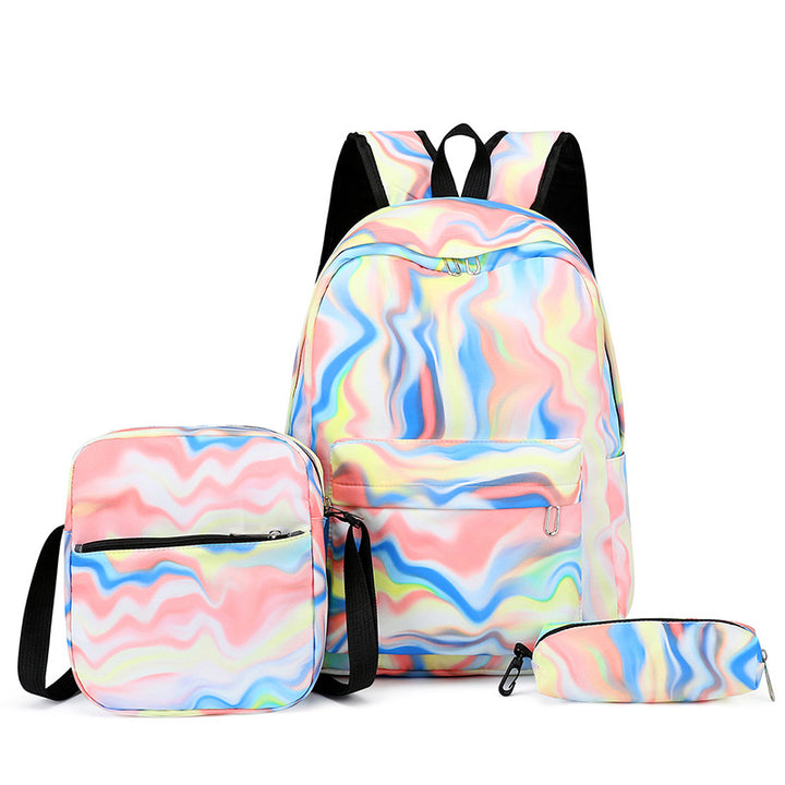 Stylish backpack with matching crossbody bag and pencil case Stornfield