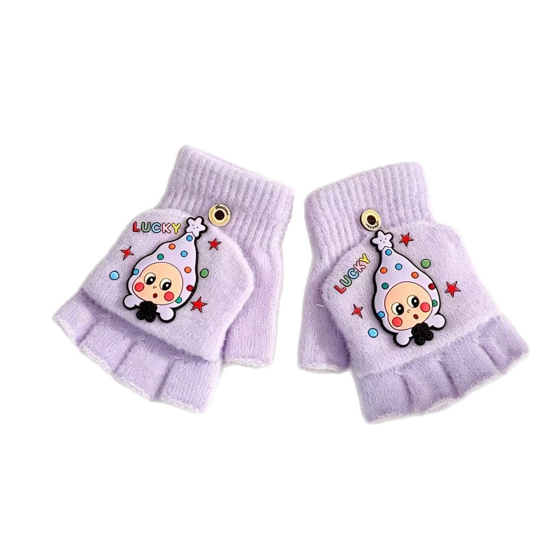 Playful Cartoon Fingerless Gloves Stornfield