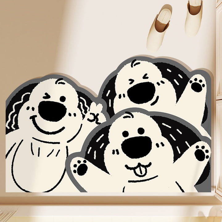 Cute Cartoon Bunny Decorative Doormat Stornfield