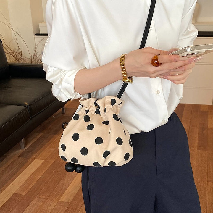 WoFun Polka Dot Drawstring Mini Handbag Stornfield