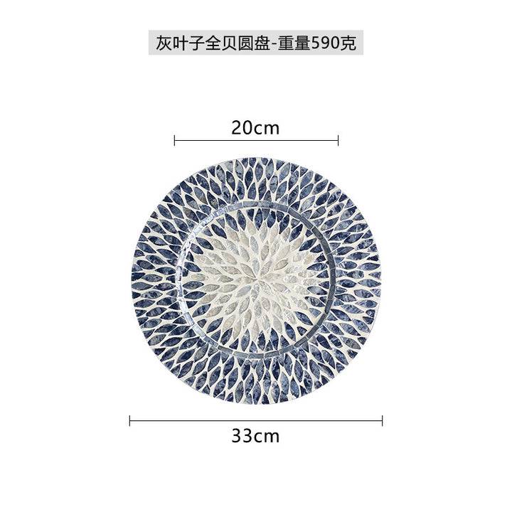 Ladies Elegant Porcelain Serving Platter with Unique Floral Pattern Stornfield