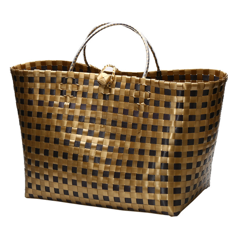 Large Capacity Woven Shopping Tote Stornfield