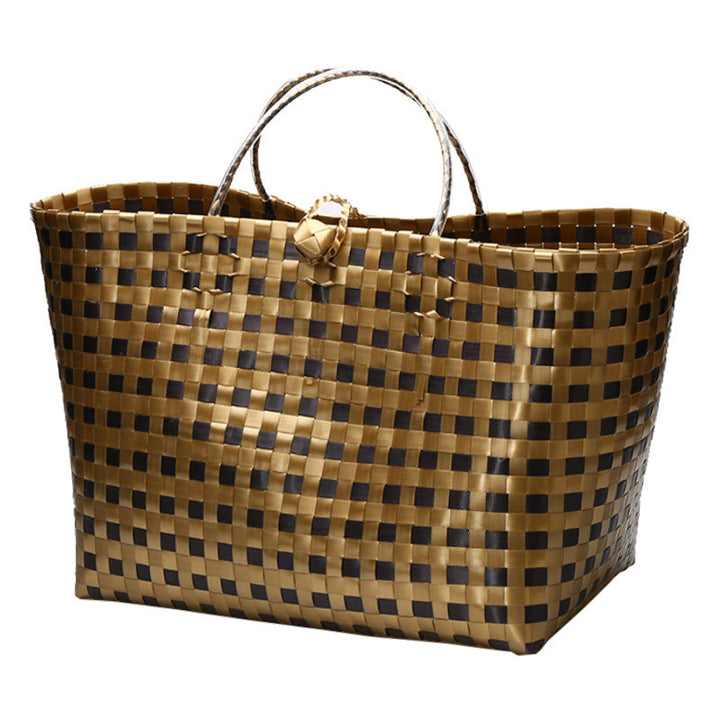 Large Capacity Woven Shopping Tote Stornfield