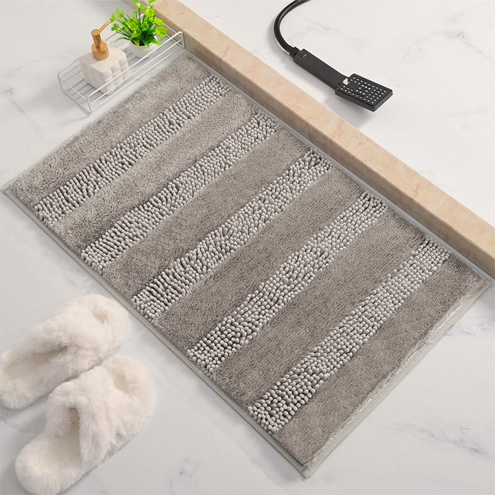 Plush Textured Shower Rug