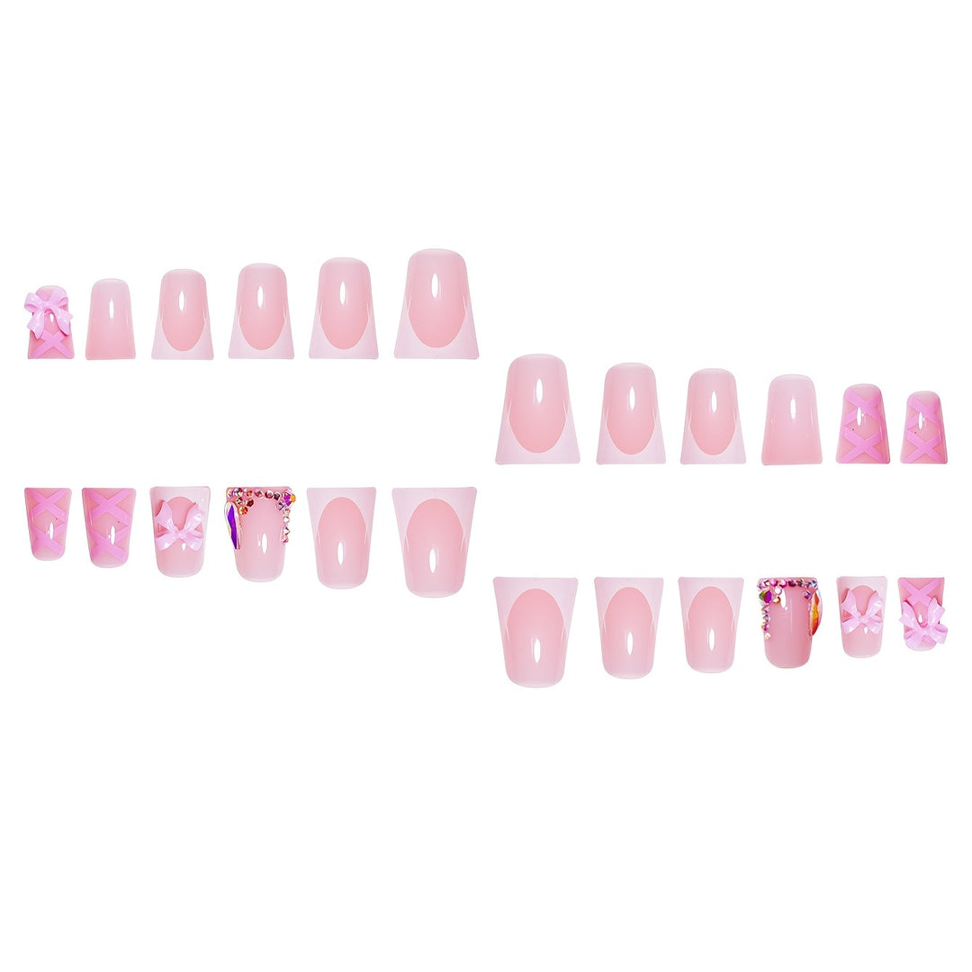 Decorative Press-On Nail Art Set Stornfield
