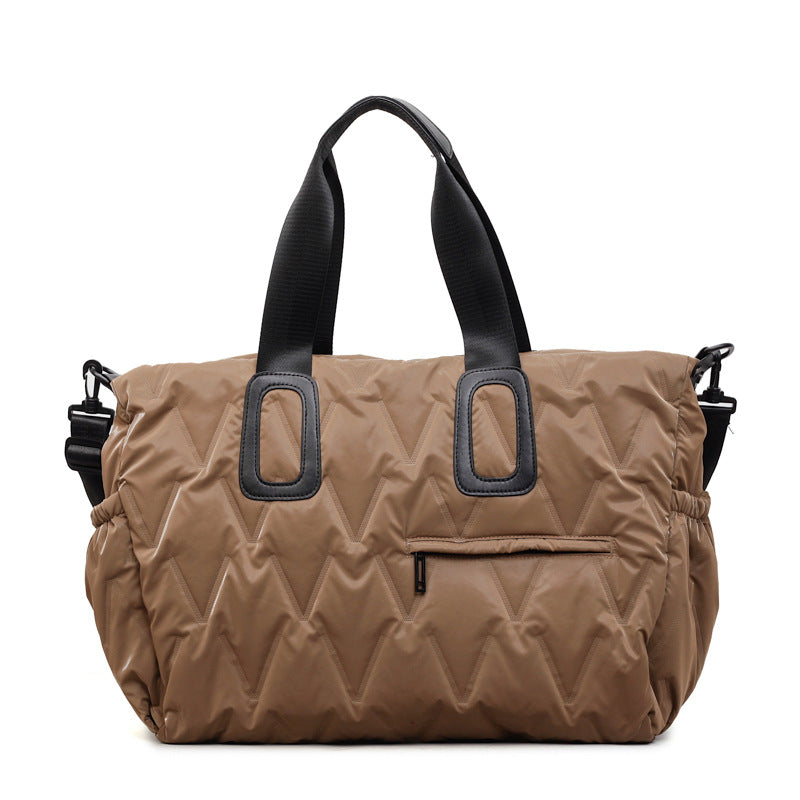 Quilted Lightweight Weekender Bag