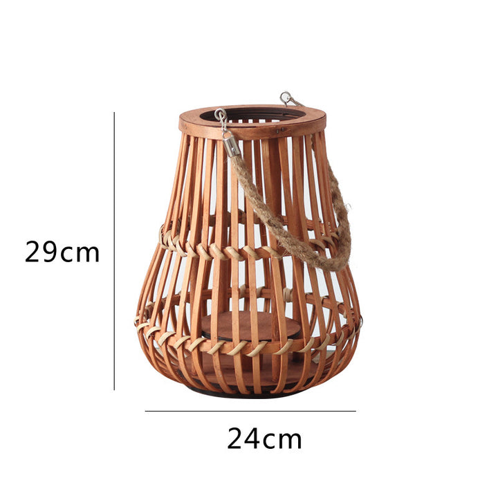 Stylish lantern with hemp handle Stornfield