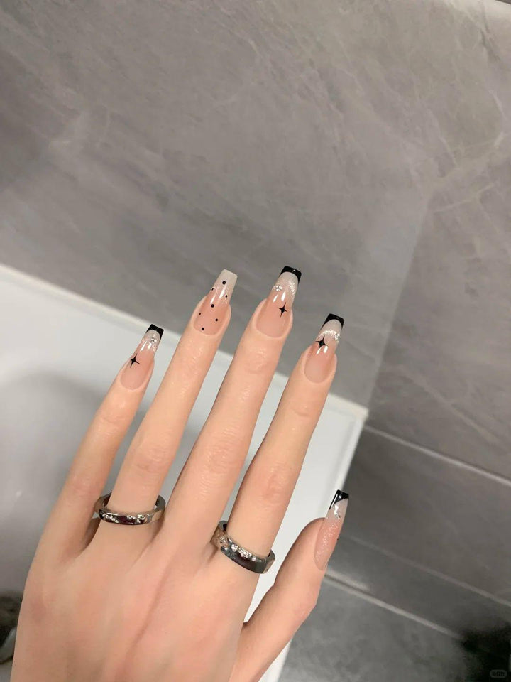 Artistic Heart Pattern Nail Art Extensions Stornfield