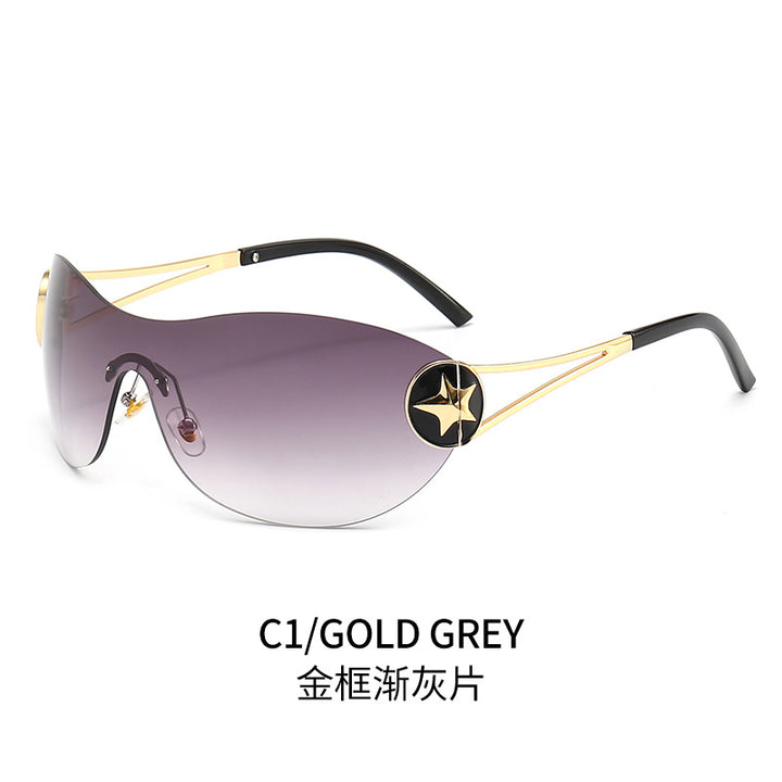 Women's fashionable sunglasses with transparent design and stylish accents Stornfield