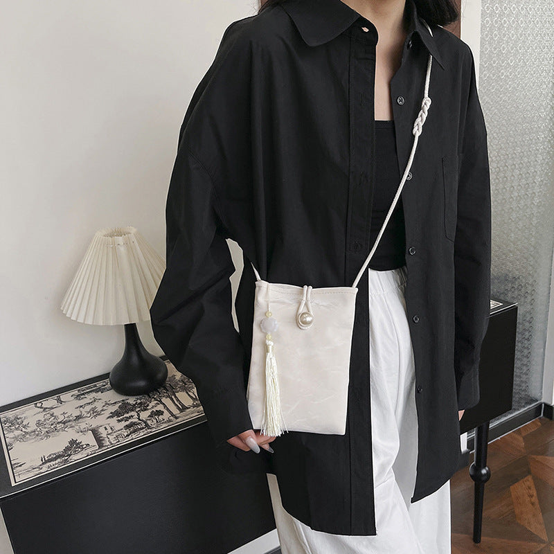 Elegant Textured Mini Crossbody Bag Stornfield