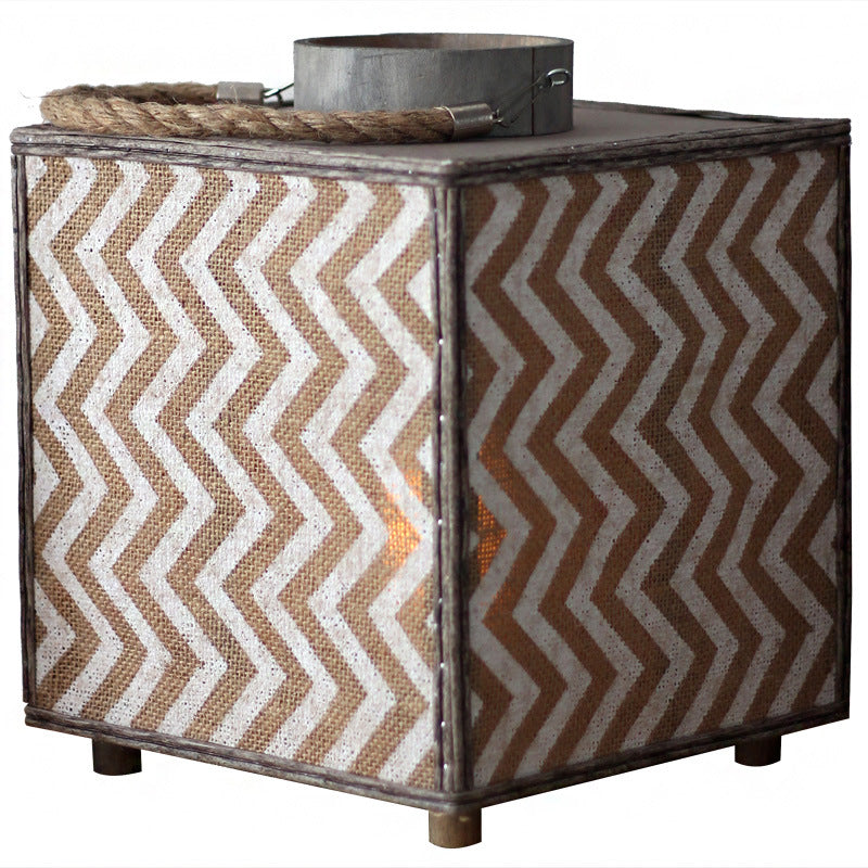 Decorative lantern with zigzag pattern Stornfield