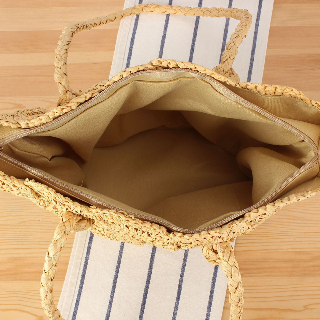 Fashionable Macrame Beach Bag with Artistic Design Stornfield