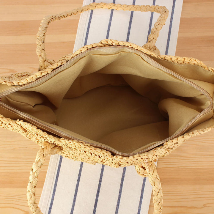 Fashionable Macrame Beach Bag with Artistic Design Stornfield