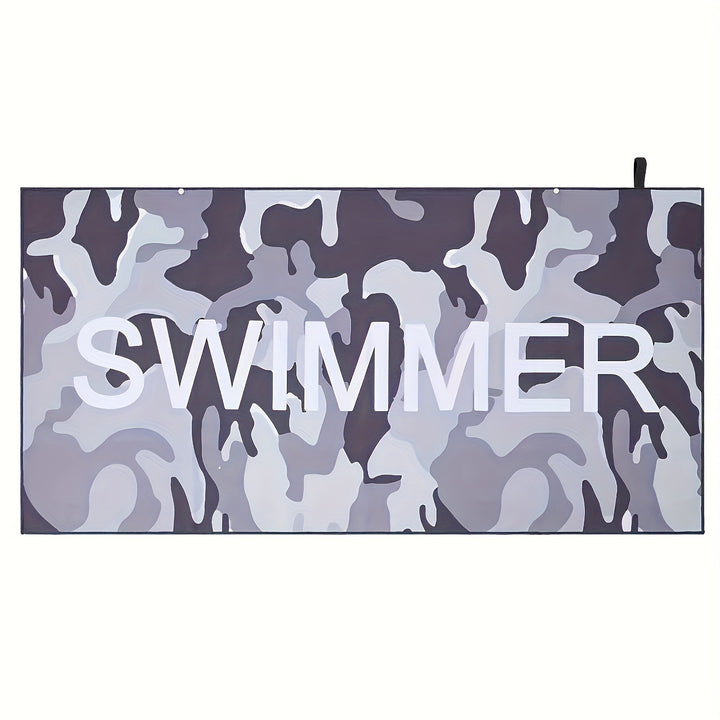 Women's beach blanket with colorful surf design Stornfield
