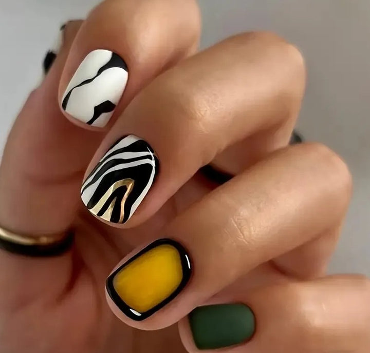 Artistic Abstract Nail Art Stornfield