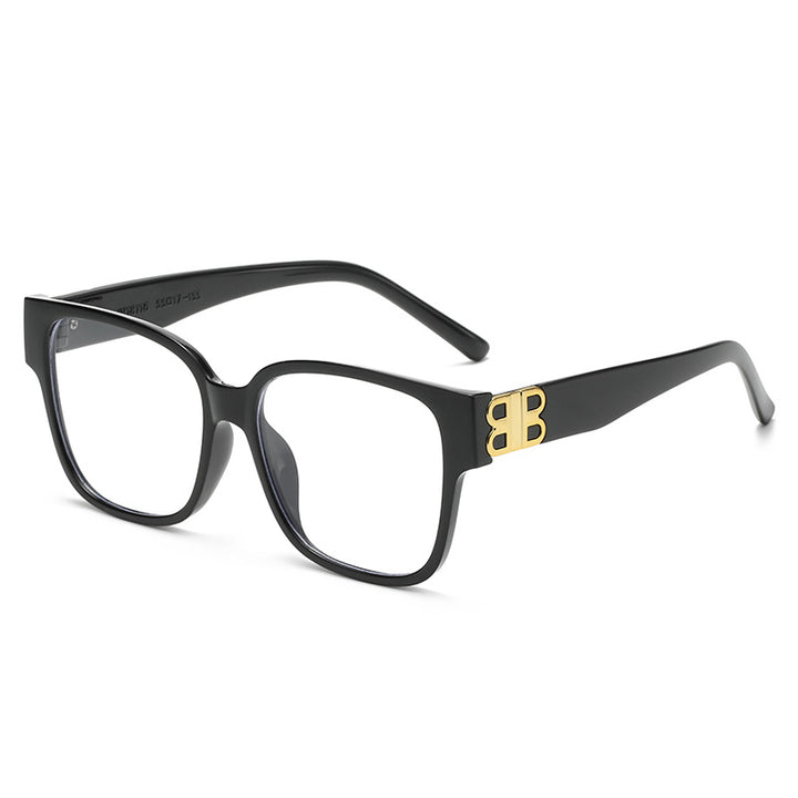 Women's fashionable square sunglasses with elegant logo Stornfield