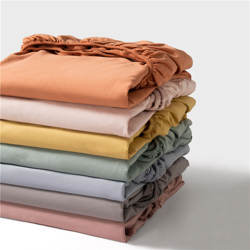 Breathable comfort fitted sheet set with extra deep pocket made of elastic modal blend and all-around elastic