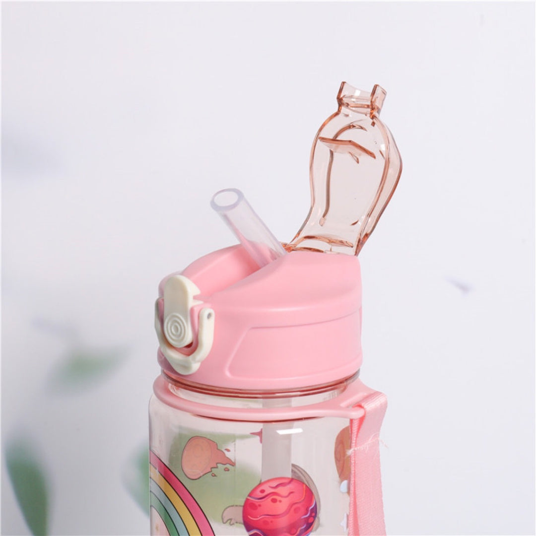 Women's Motivating Tritan Water Bottle with Practical Flip Top Lid Stornfield