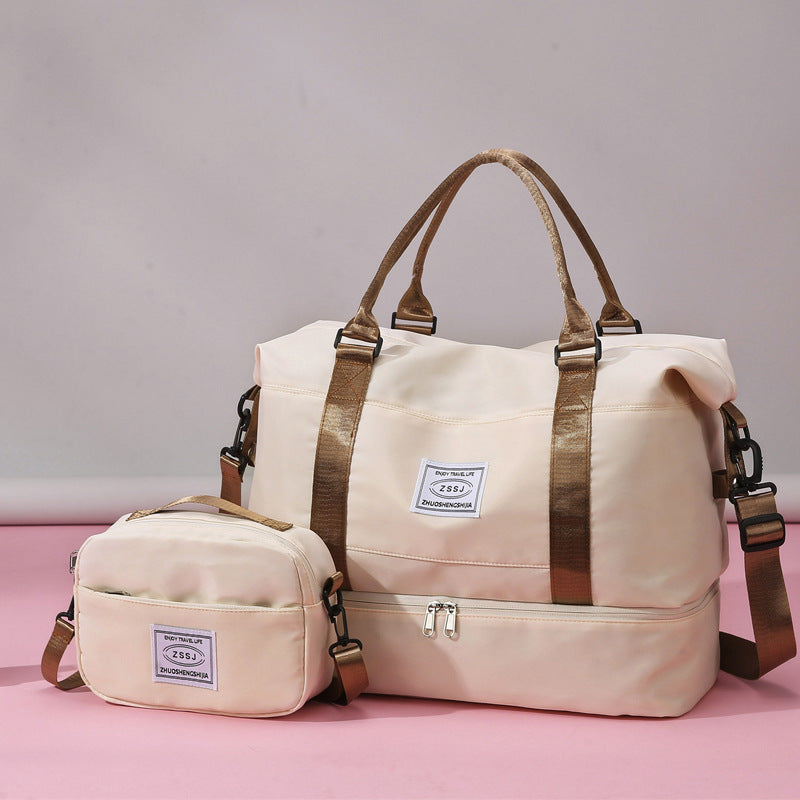 Multi-Functional Travel Duffle Bag with Detachable Pouch