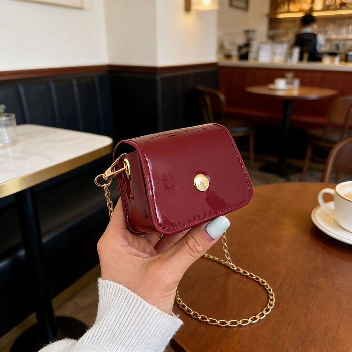 WoChic Patent Leather Crossbody Bag Stornfield