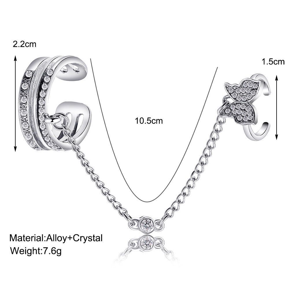 Playful ring set with butterfly elements Stornfield
