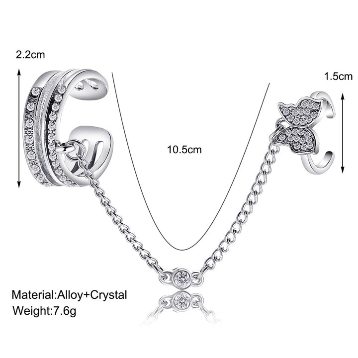 Playful ring set with butterfly elements Stornfield