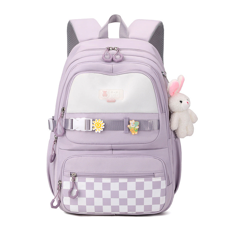 Cute school backpack with playful charms Stornfield