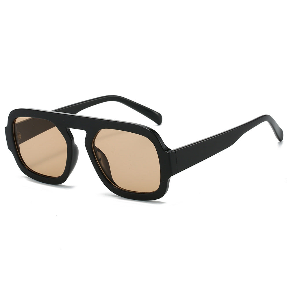 Oversized Geometric Lens Sunglasses Stornfield