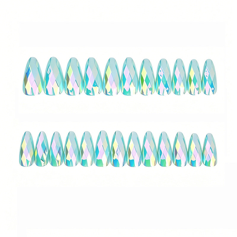 Elegant Geometric Design Nail Art Extensions Stornfield