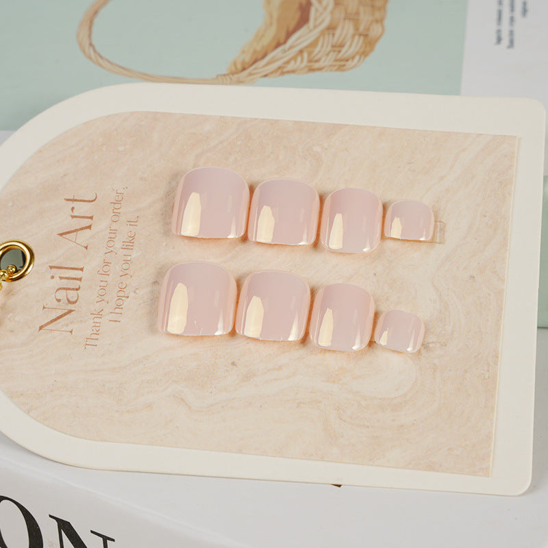 Glossy Short Press-On Nail Set Stornfield