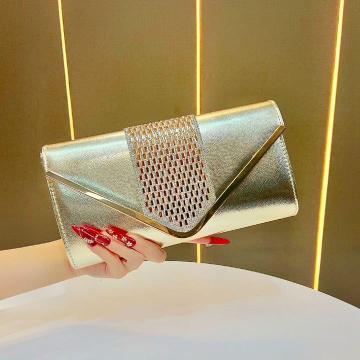 Elegant Metallic Clutch