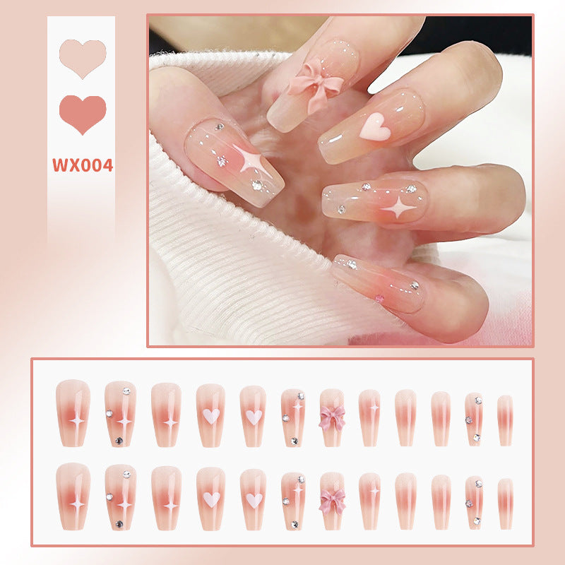 Elegant Nail Art with Glitter and Rhinestones Stornfield