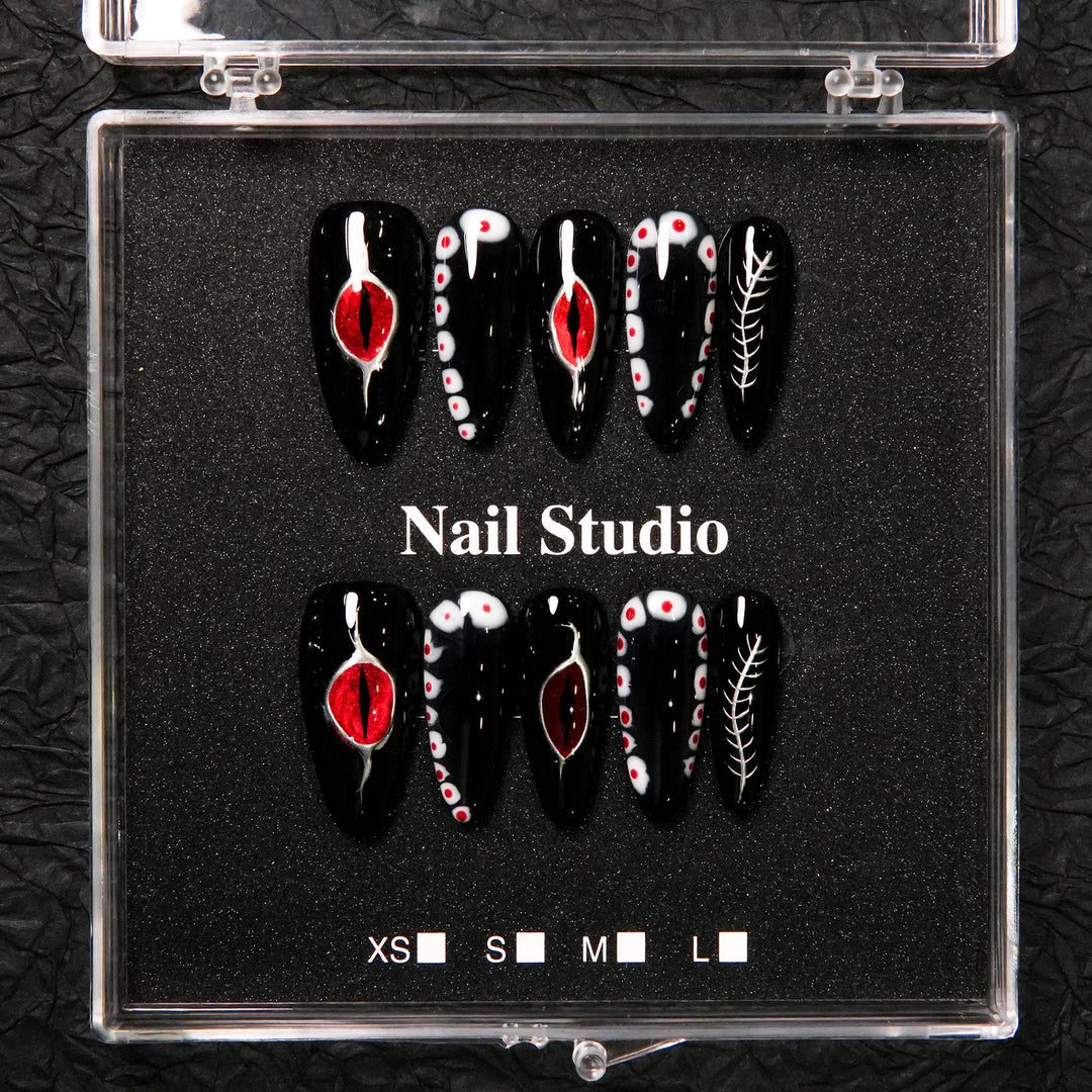 Artistic Sculpted Press-On Nail Enhancements