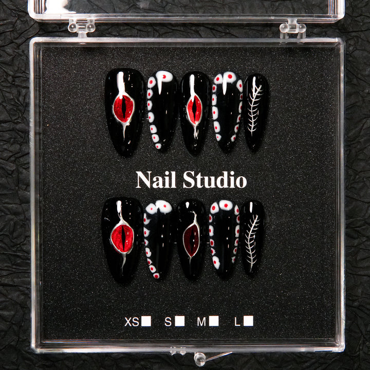 Artistic Sculpted Press-On Nail Enhancements