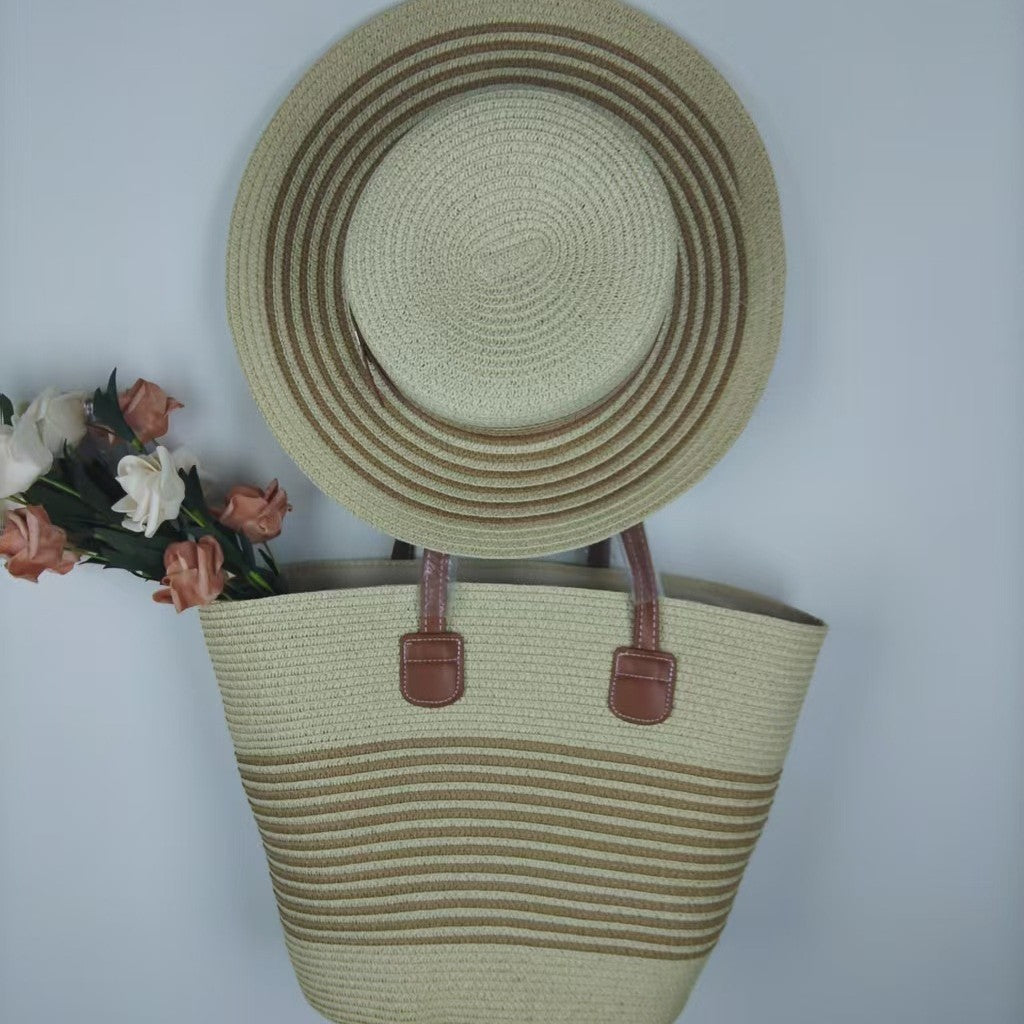 Beach bag and sun hat set Stornfield