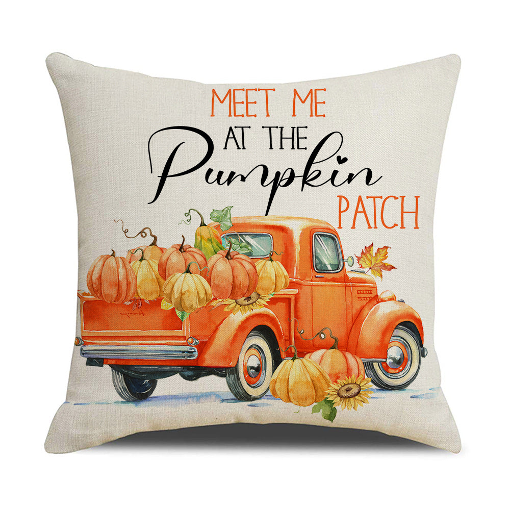 Women's pillowcase with autumn pumpkin design Stornfield