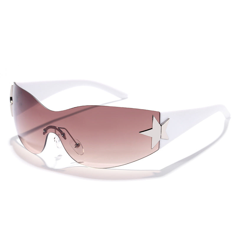 Women's futuristic design sunglasses with unique accents Stornfield