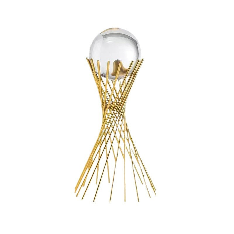 Elegant sculpture with crystal ball Stornfield