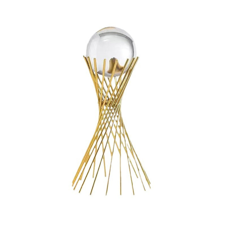Elegant sculpture with crystal ball Stornfield