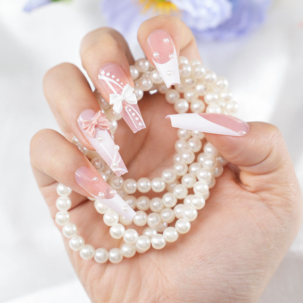 Elegant Premium Decorative Press-On Nail Tips Stornfield