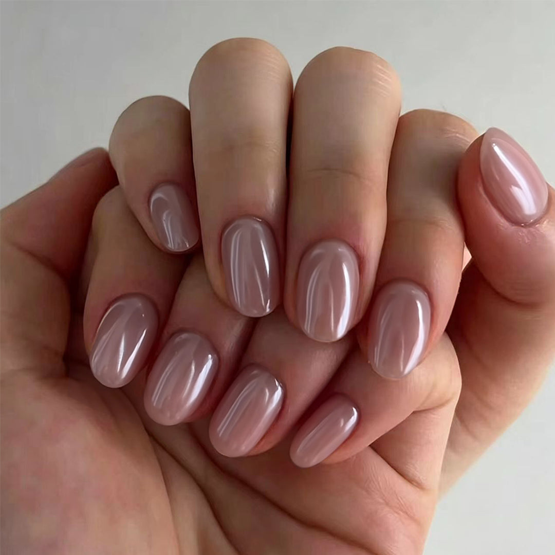 Artistic Gel Nails with Glossy Finish Stornfield