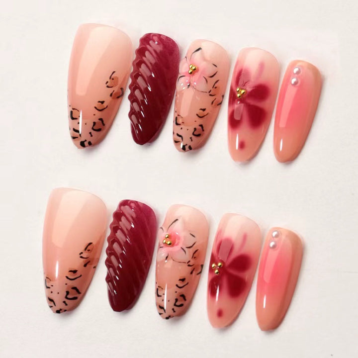 Floral Artistry Press-On Nail Set Stornfield
