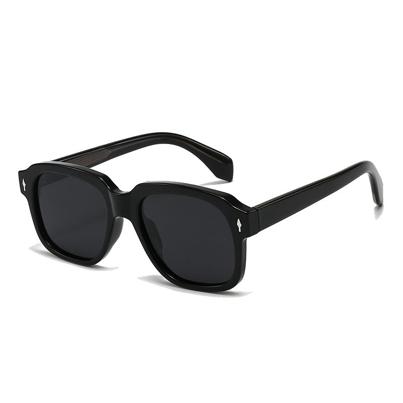 Women Fashionable Square Sunglasses with Transparent Frame and Sturdy Lenses Stornfield