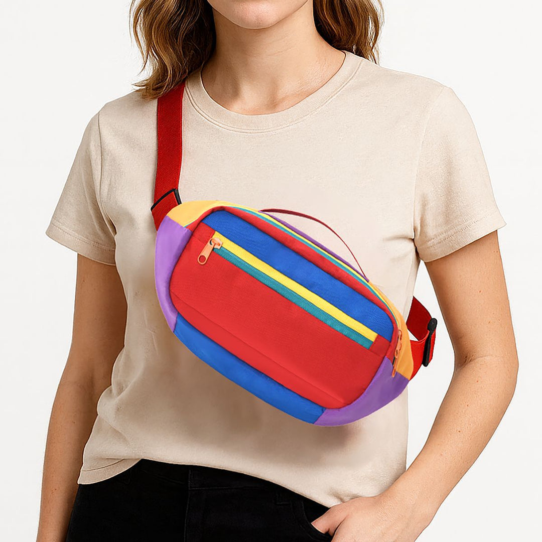 Hip bag with multiple compartments and adjustable belt Stornfield