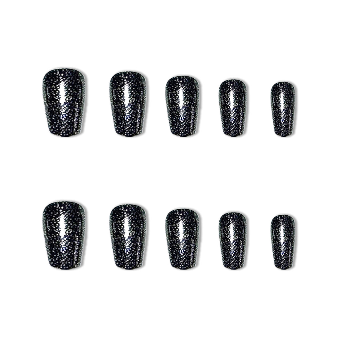 Premium Glittery Long Stiletto Nail Extensions Stornfield