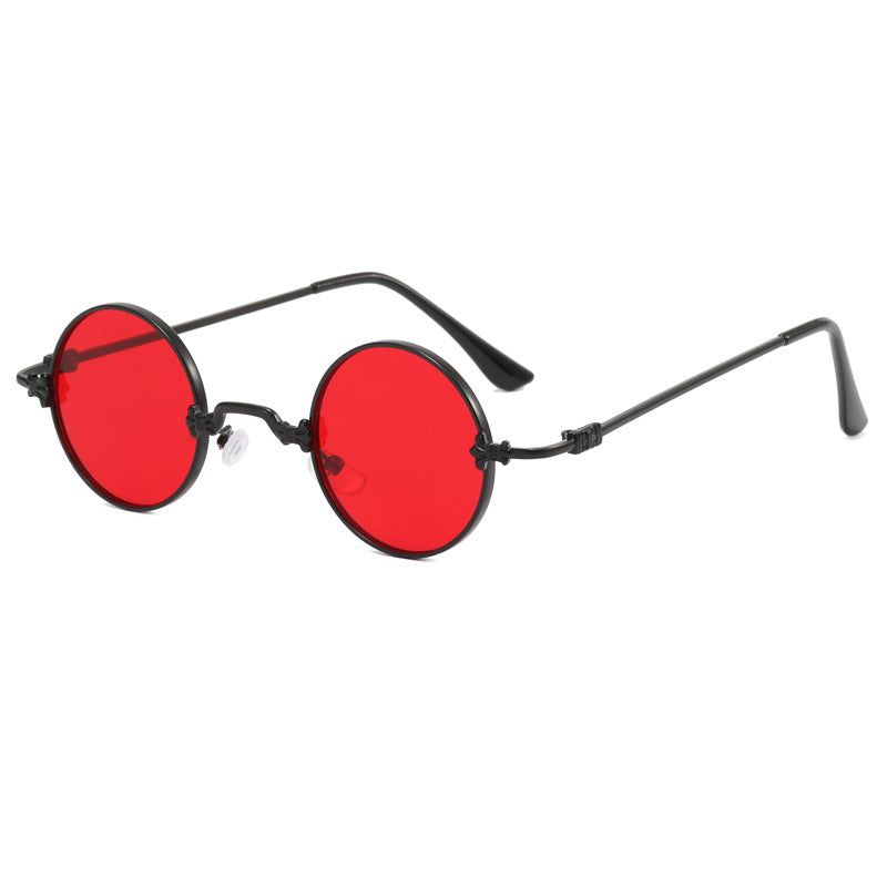 Ladies fashionable round glasses with high-quality metal frame and flexible temples Stornfield