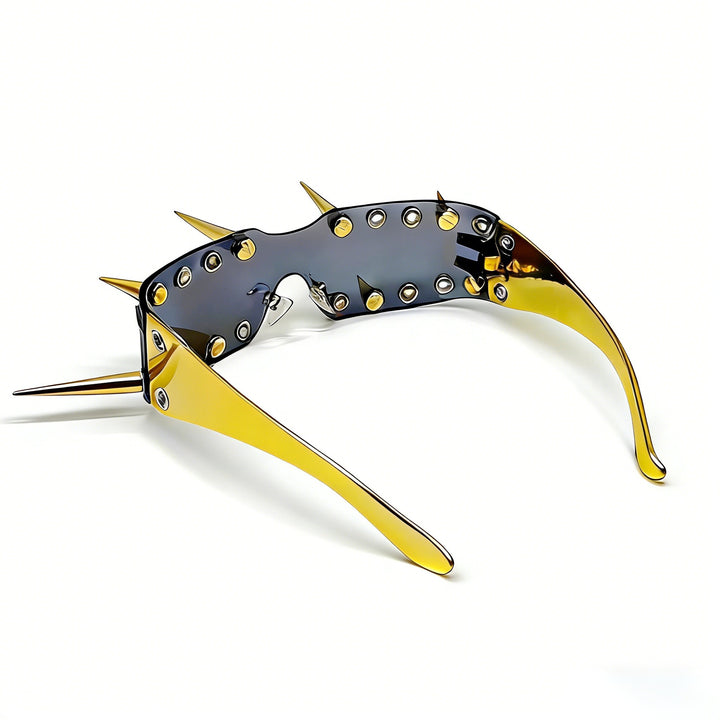 Women's Sporty Sunglasses with Eye-Catching Design and Spikes Stornfield