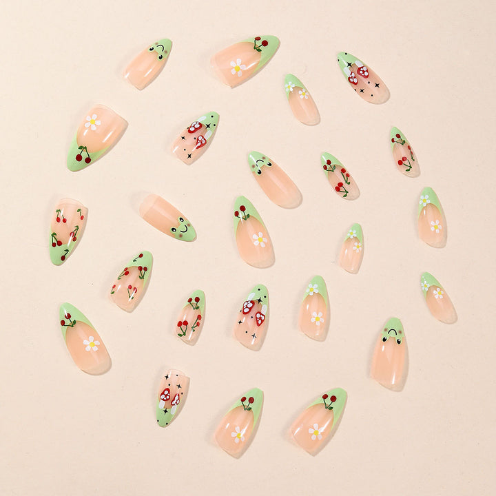Whimsical Floral Nail Art Extensions Stornfield