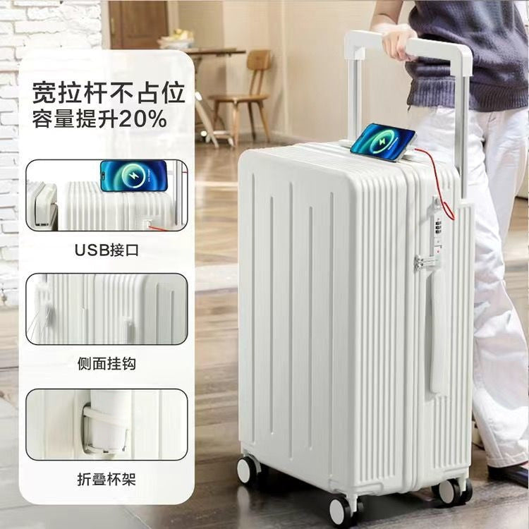 Hard-shell suitcase with integrated USB charging function Stornfield