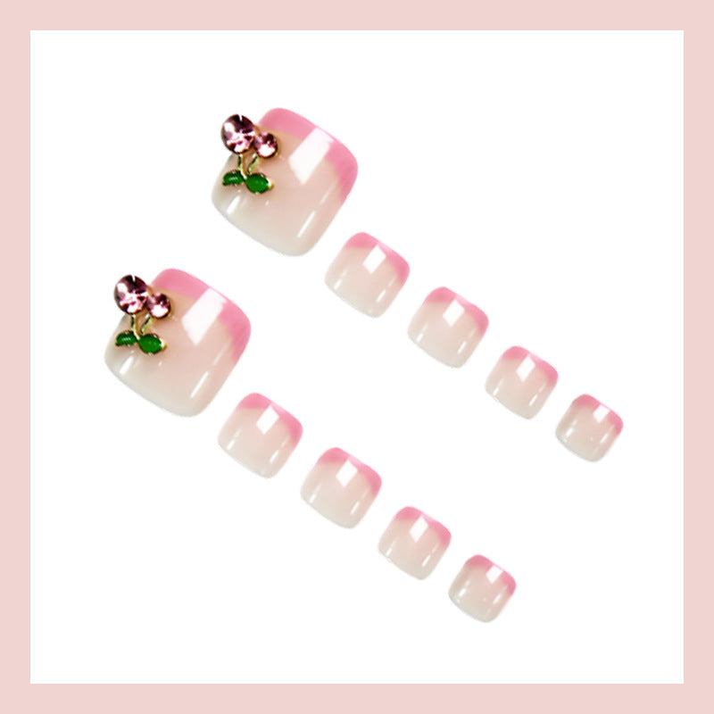 Nail art set with elegant flower decorations Stornfield